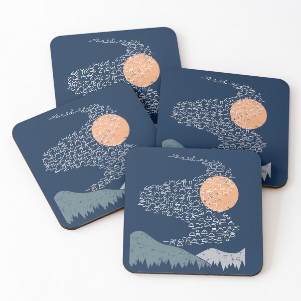 Item preview, A Flock of Clouds designed and sold by MorvernDesigns.