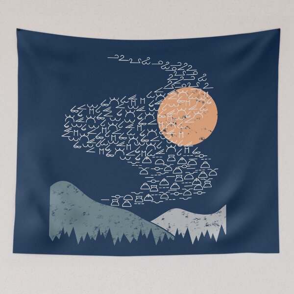 Item preview, A Flock of Clouds designed and sold by MorvernDesigns.