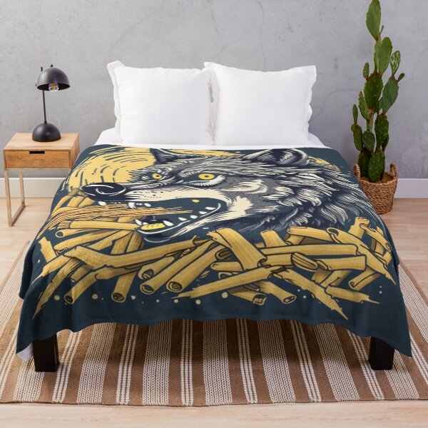 Item preview, Eat Pasta Run Faster Wolf designed and sold by NightshadeWolfs.