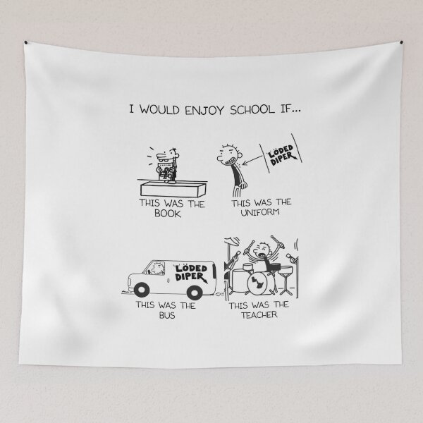 Item preview, I Would Enjoy School If It Was The Diary Of A Wimpy Kid designed and sold by cheapfan.