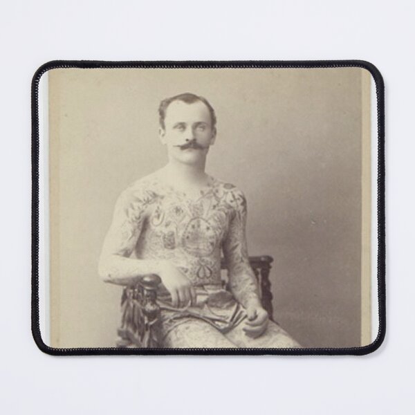 Item preview, vintage tattoo man Grand pather tattooed  designed and sold by Coolstuff4you71.