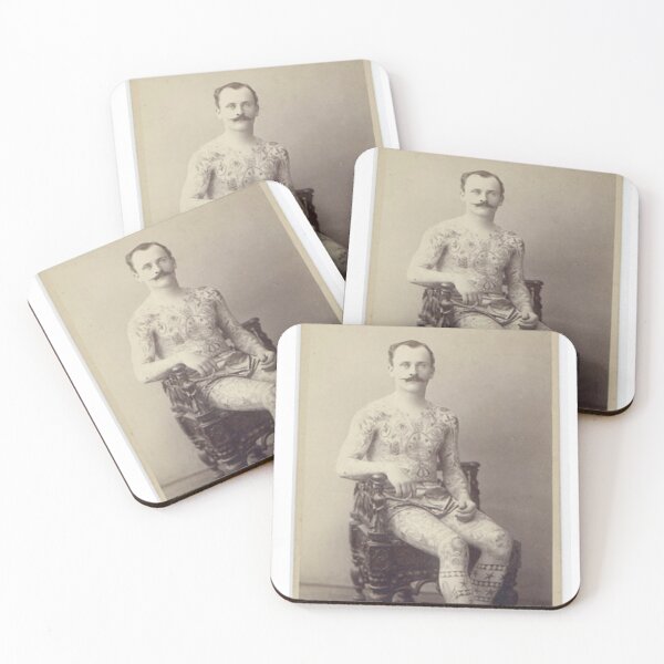 Item preview, vintage tattoo man Grand pather tattooed  designed and sold by Coolstuff4you71.