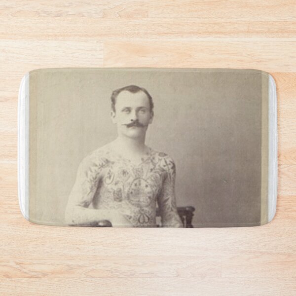 Item preview, vintage tattoo man Grand pather tattooed  designed and sold by Coolstuff4you71.