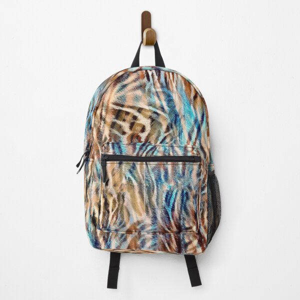 Item preview, Retro Style Elegant Blue and Brown  Animal Pattern designed and sold by PG Illustration.