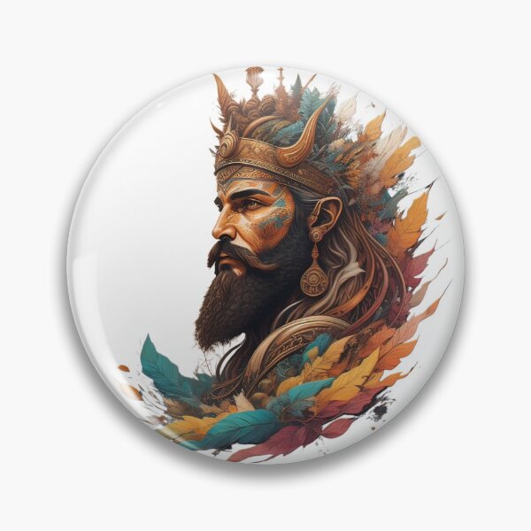 Item preview, Hipster king with long beard designed and sold by Sanan Israyilli.
