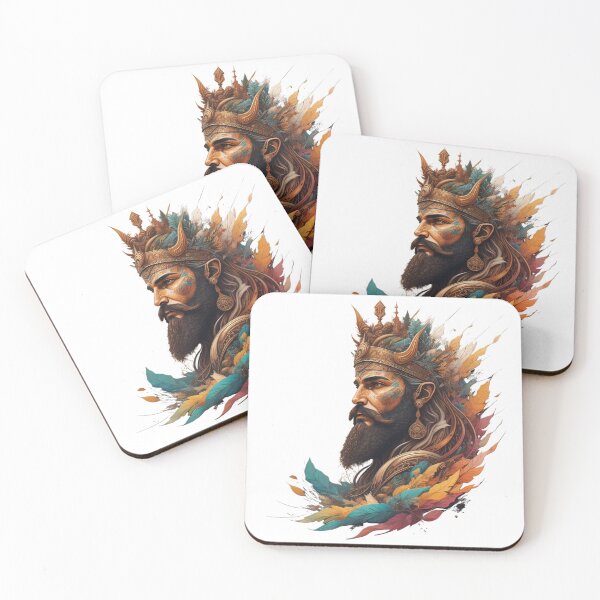Item preview, Hipster king with long beard designed and sold by Sanan Israyilli.