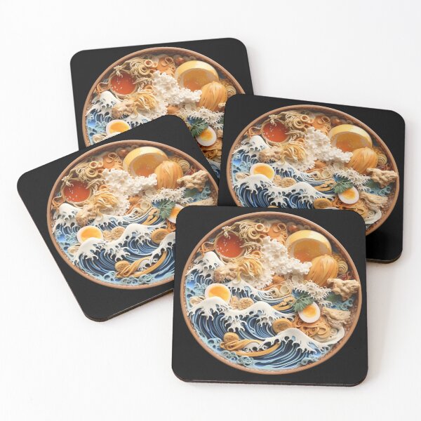 Item preview, The Great Ramen Off Kanagawa. Funny Gifts For Ramen Lovers 1/5 designed and sold by MatSatArt.