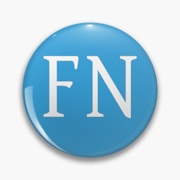 Item preview, FN Initials Monogram Elegant White Letters designed and sold by Jeallan Designs.
