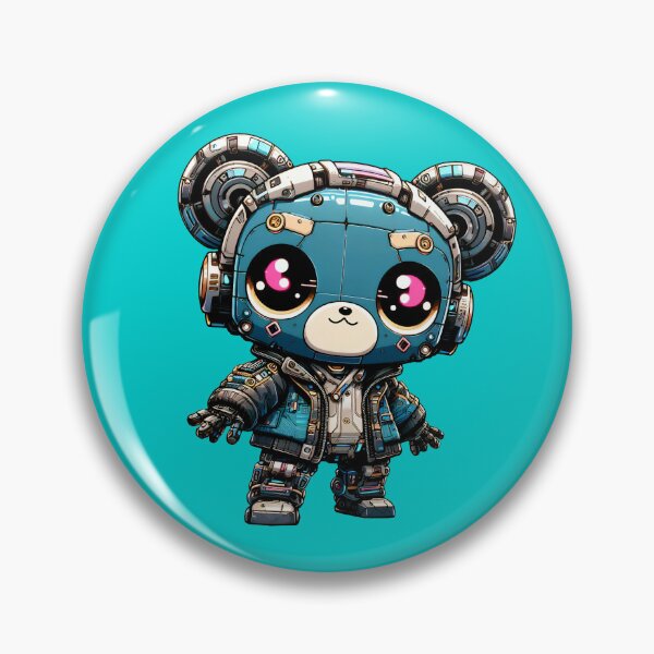 Item preview, Cute Cyberpunk Robot Bear! designed and sold by kukamatsu.