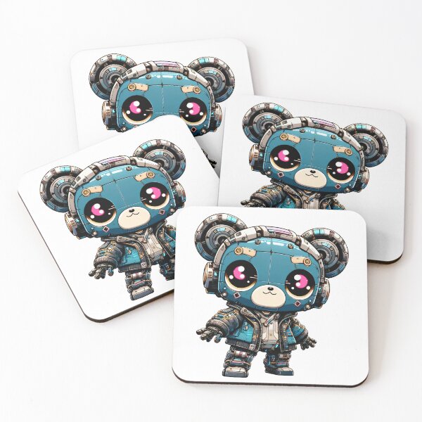 Item preview, Cute Cyberpunk Robot Bear! designed and sold by kukamatsu.