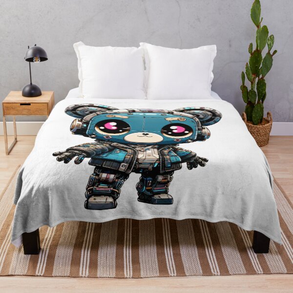 Item preview, Cute Cyberpunk Robot Bear! designed and sold by kukamatsu.