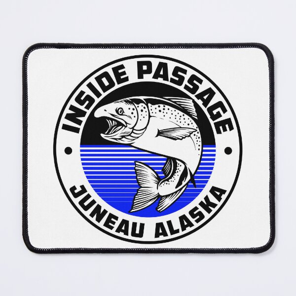 Item preview, Inside Passage Juneau Alaska Pass AK Salmon designed and sold by Travel Time.