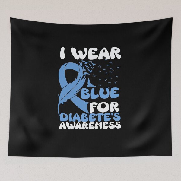 Item preview, Diabetes Awareness Month I Wear Blue For Diabetes Awareness designed and sold by Affyboss6.