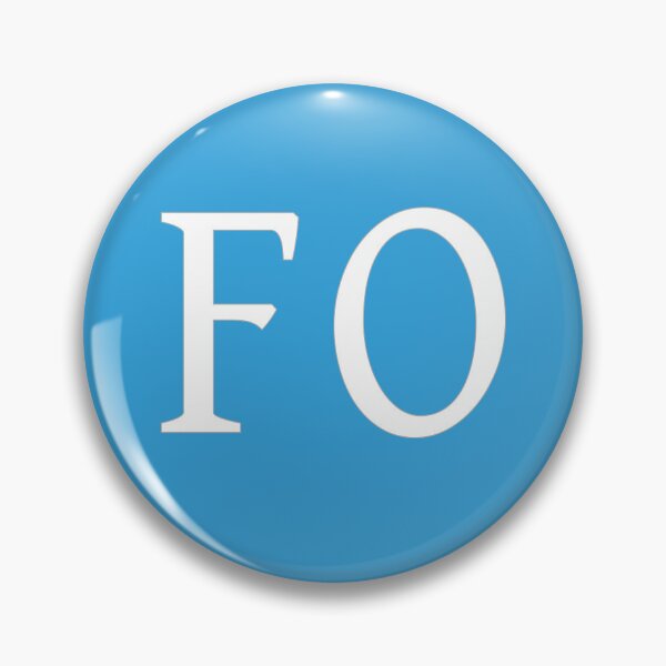 Item preview, FO Initials Monogram Elegant White Letters designed and sold by Jeallan Designs.