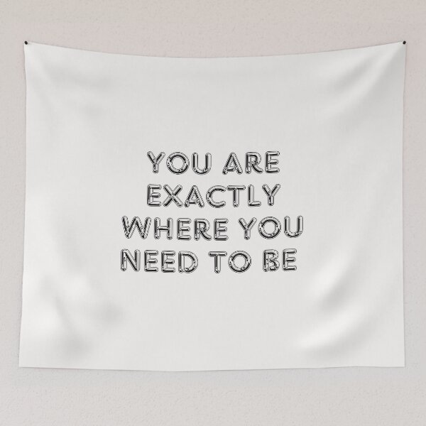 Item preview, You are exactly where you need to be designed and sold by Lawro007.