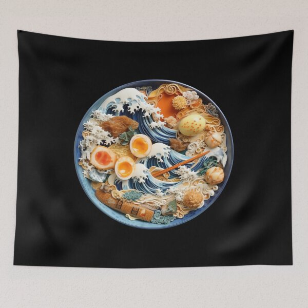 Item preview, The Great Ramen Off Kanagawa. Funny Gifts For Ramen Lovers 2/5 designed and sold by MatSatArt.
