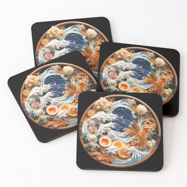 Item preview, The Great Ramen Off Kanagawa. Funny Gifts For Ramen Lovers 3/5 designed and sold by MatSatArt.
