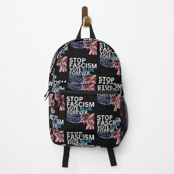 Item preview, Stop Fascism Vote Blue Forever Democratic Political Design designed and sold by EarthArtDesigns.