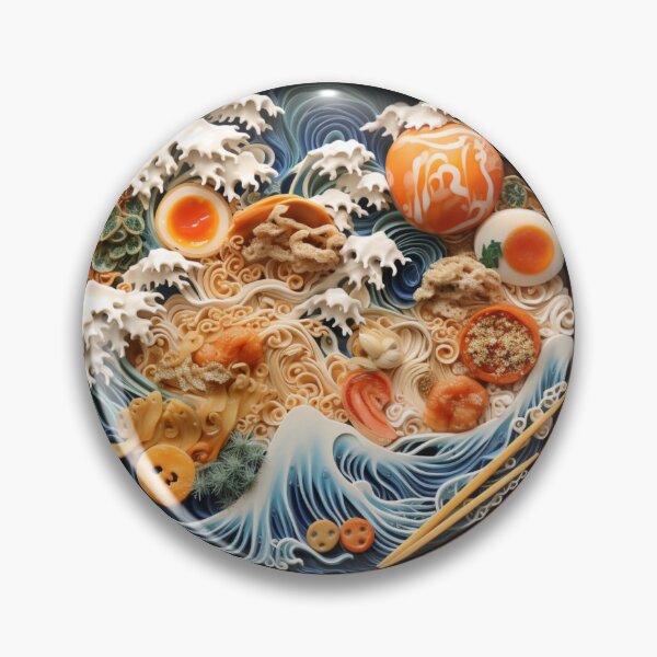 Item preview, The Great Ramen Off Kanagawa. Funny Gifts For Ramen Lovers 4/5 designed and sold by MatSatArt.