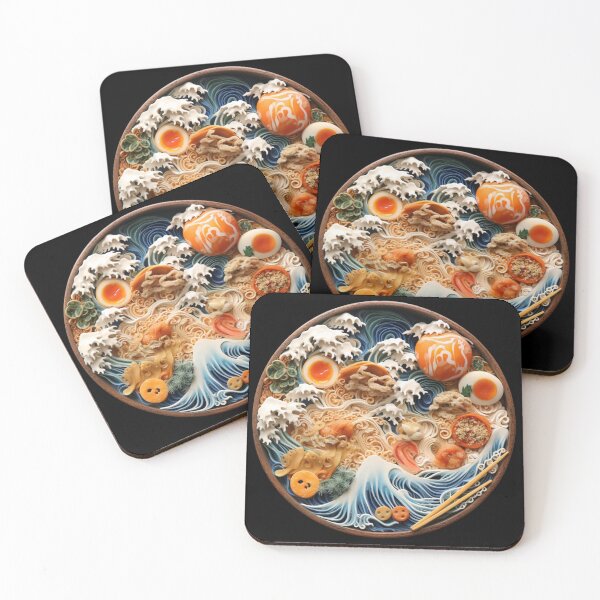 Item preview, The Great Ramen Off Kanagawa. Funny Gifts For Ramen Lovers 4/5 designed and sold by MatSatArt.