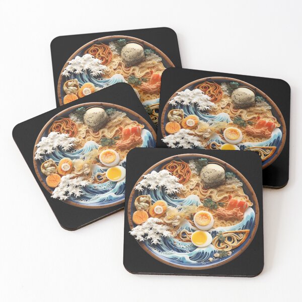 Item preview, The Great Ramen Off Kanagawa. Funny Gifts For Ramen Lovers 5/5 designed and sold by MatSatArt.