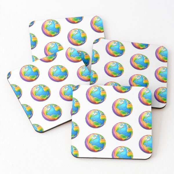 Item preview, Rainbow Earth - Love, Unity, and Global Harmony Art designed and sold by Ignorant-Artist.