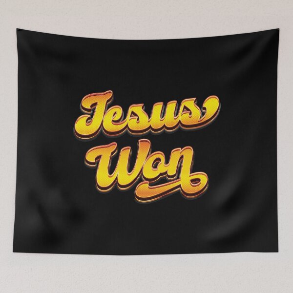 Item preview, Jesus Won - Faith designed and sold by Whimsical  Thinker.