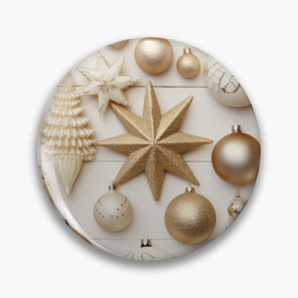 Item preview, Gold Christmas Decorative designed and sold by hermeneutic.