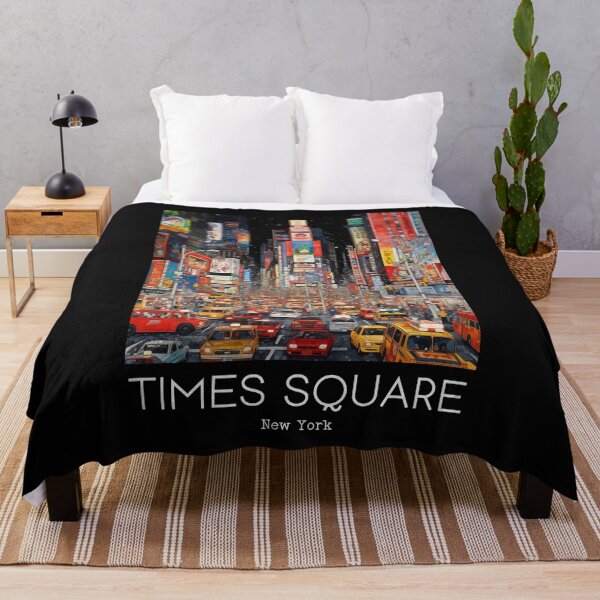 Item preview, A Vintage Travel Illustration of the Times Square in New York - US designed and sold by GoodOldVintage.
