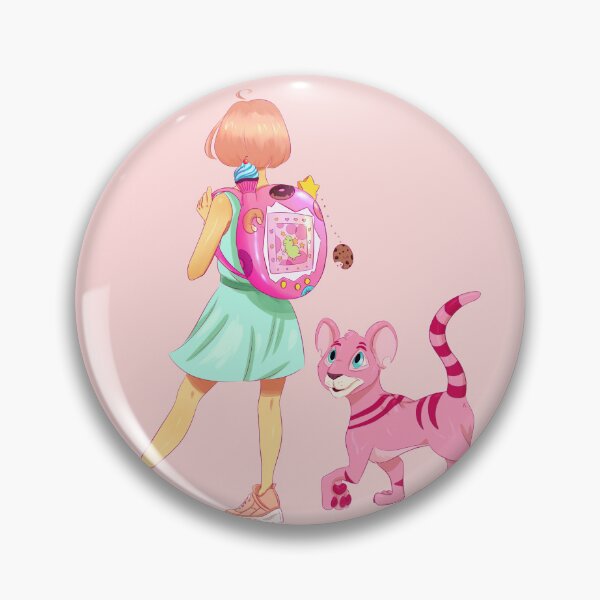 Item preview, nostalgic pet games and websites repeating pattern! pink bg designed and sold by Maysoulrose.