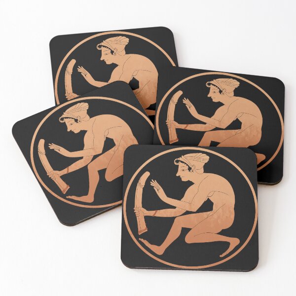 Item preview, Red Figure Kylix with a hetaira designed and sold by frederic Lecut.