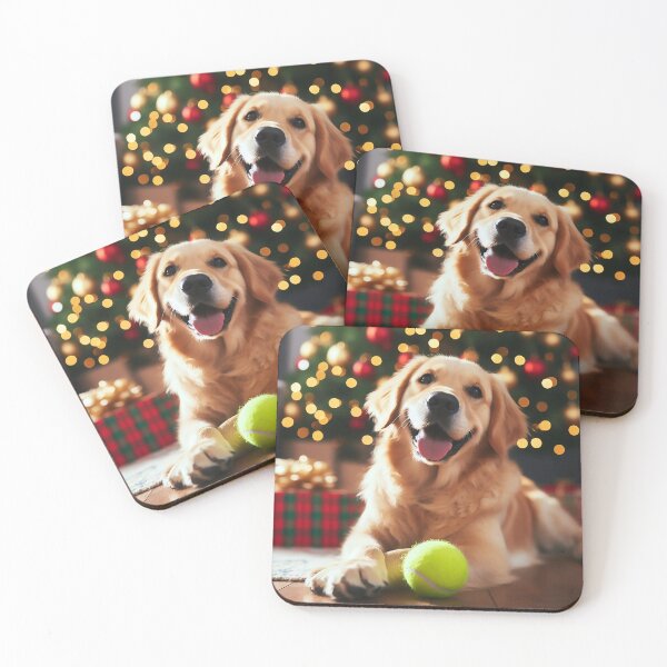 Item preview, Merry Christmas from the Golden Retriever  designed and sold by blackdogbuckeye.