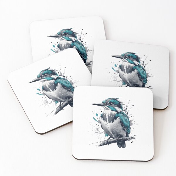 Item preview, belted kingfisher designed and sold by OLIHESSEL.
