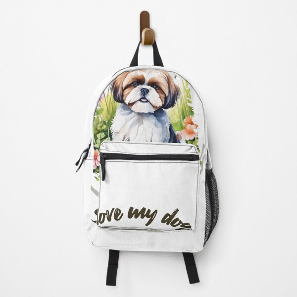 Item preview, Adorable Shih Tzus in Digital Art: Capturing Canine Elegance designed and sold by Artedig.