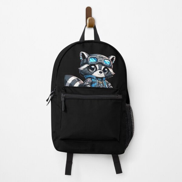 Item preview, Cute Cyberpunk Robot Raccoon! designed and sold by kukamatsu.