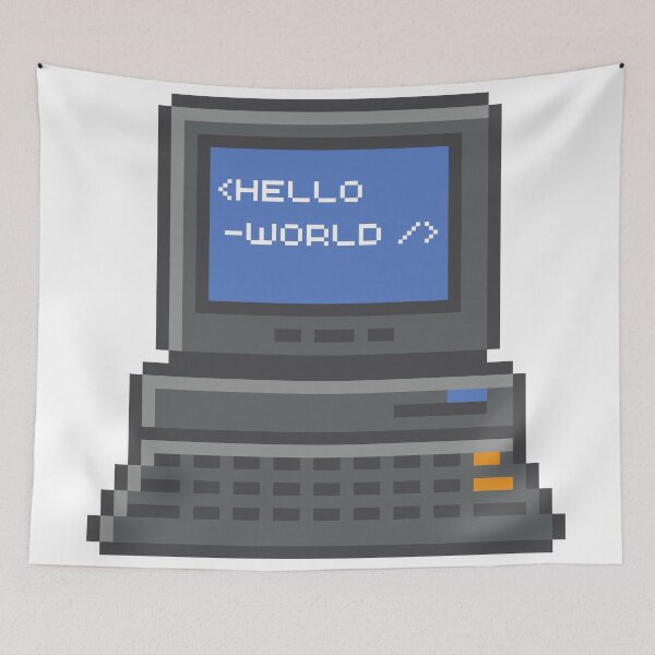 Item preview, Hello world  designed and sold by SmSm Main Street.