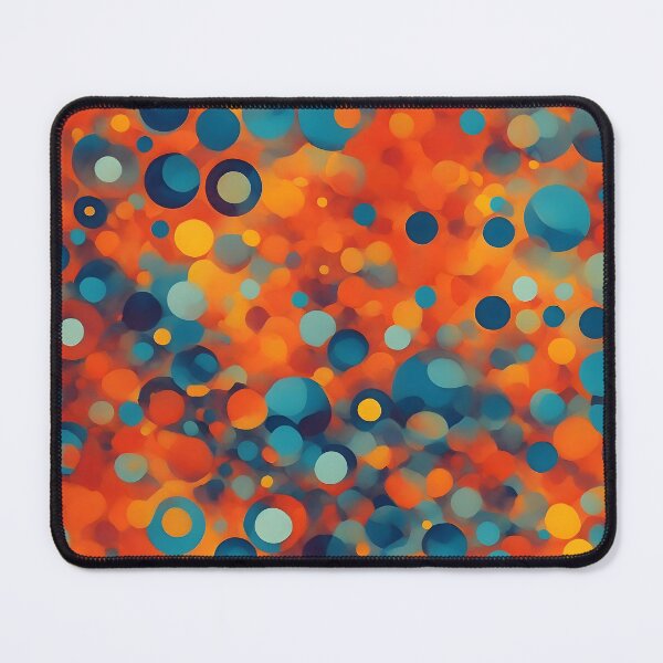 Item preview, Abstract Floating Circles Repeating Pattern designed and sold by Jollys-ArtShop.