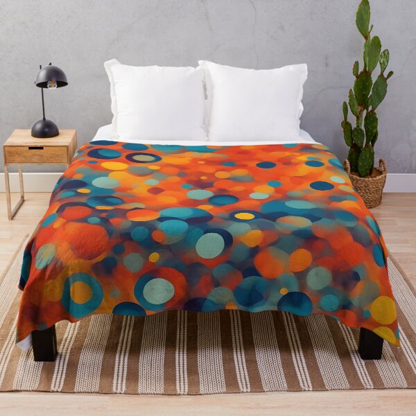 Item preview, Abstract Floating Circles Repeating Pattern designed and sold by Jollys-ArtShop.