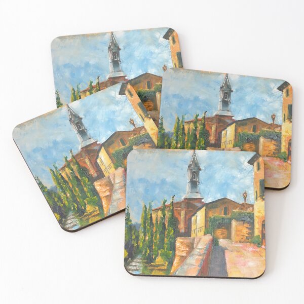 Item preview, Duomo Santa Bell Tower Pienza Tuscany, Italy designed and sold by Huskyboyo.