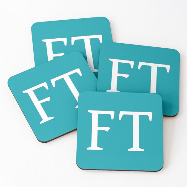 Item preview, FT Initials Monogram Elegant White Letters designed and sold by Jeallan Designs.