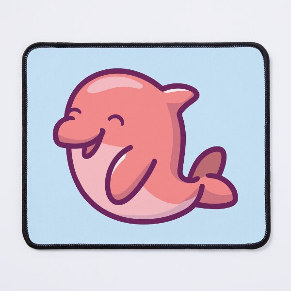 Item preview, Pink dolphin Cute Cartoon designed and sold by PMCreative.