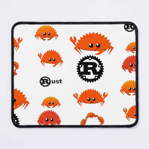 Item preview, Rust sticker variety pack with Ferris designed and sold by leesander.