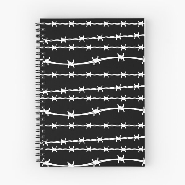 Item preview, Black and White Barbed Wire Pattern designed and sold by HotHibiscus.