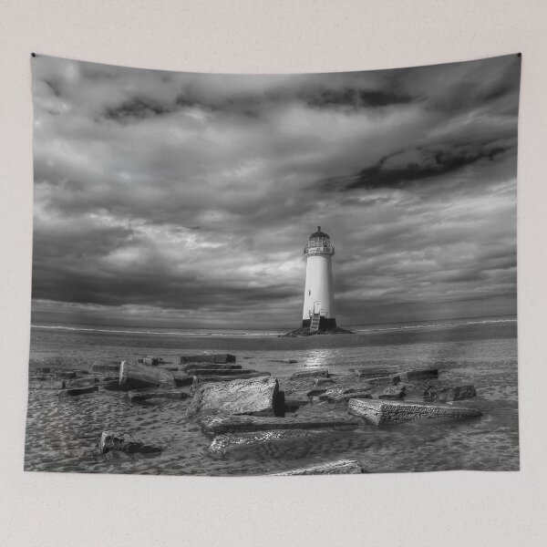 Item preview, Talacre Lighthouse Point of Ayre Flintshire Wales designed and sold by AJEvans.