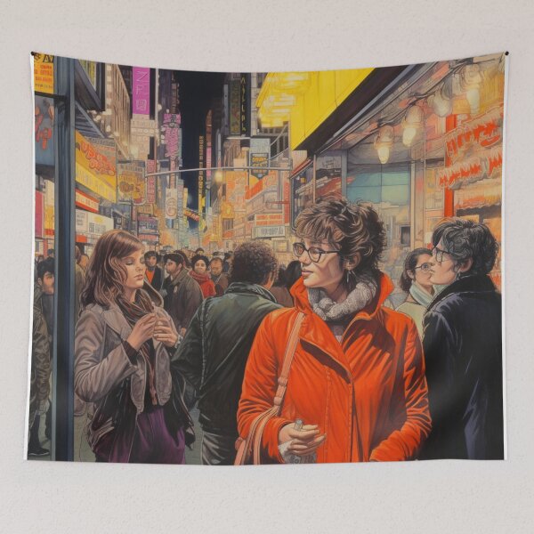 Item preview, A Vintage Travel Illustration of New York - US designed and sold by GoodOldVintage.