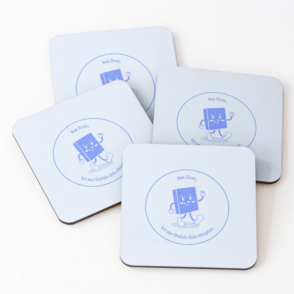 Item preview, But first, let me finish this chapter blue  designed and sold by rizdrawings.