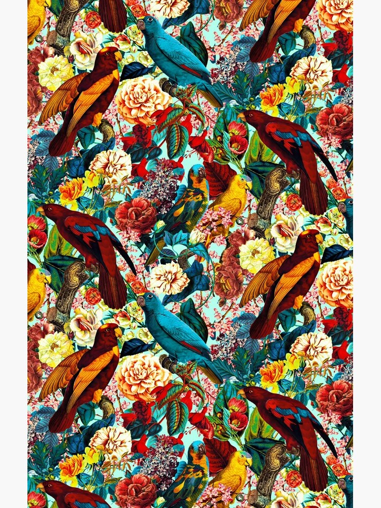 FLORAL AND BIRDS XV by burcukyurek