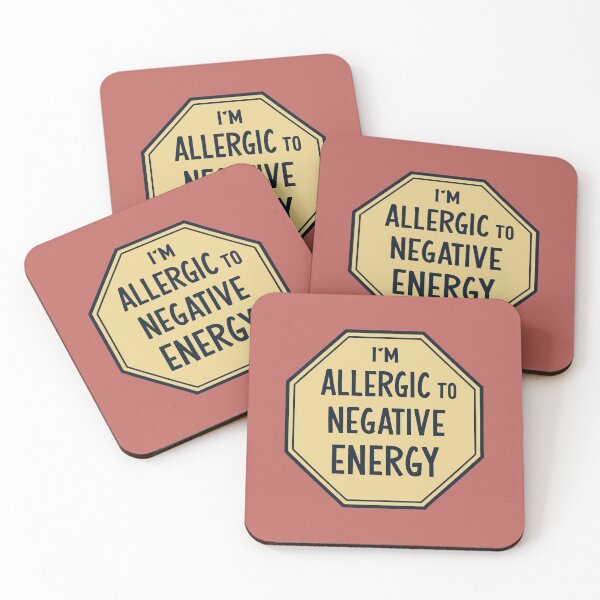 Item preview, I'm allergic to negative energy designed and sold by Scorpion Creative.