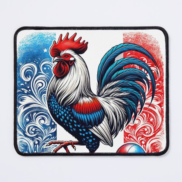 Item preview, Pétanque-Playing Rooster in French Colors designed and sold by KNAA.