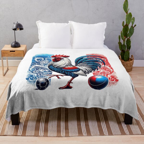 Item preview, Pétanque-Playing Rooster in French Colors designed and sold by KNAA.